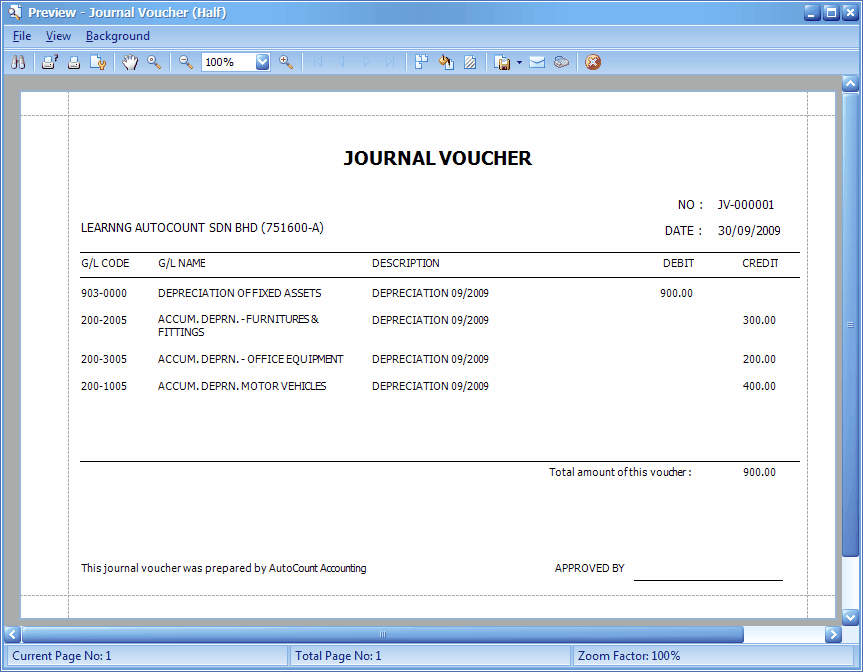 earnest money journal entry