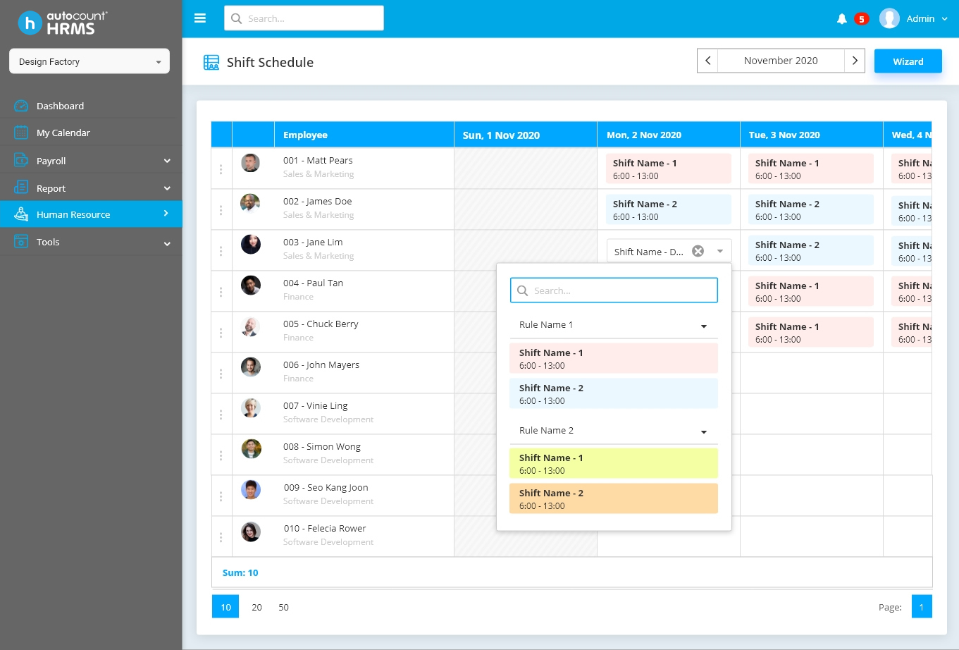 Malaysia AutoCount Cloud Payroll Time Attendance