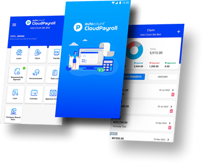 Malaysia AutoCount Cloud Payroll Mobile App