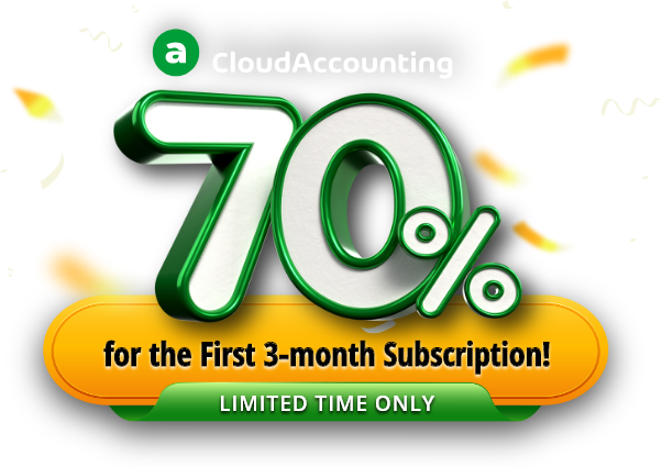 AutoCount - Get 70% off for the first 3-month Subscription