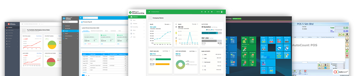 Malaysia AutoCount Accounting - POS - Payroll