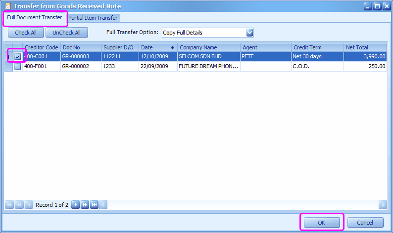 Sales: How to find out knock off detail of an Invoice - AutoCount Resource Center